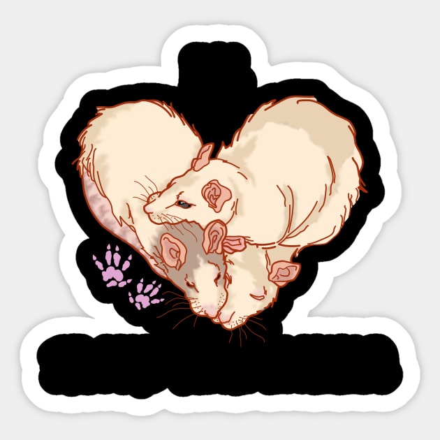 Rat Parent Sticker by MaeMew